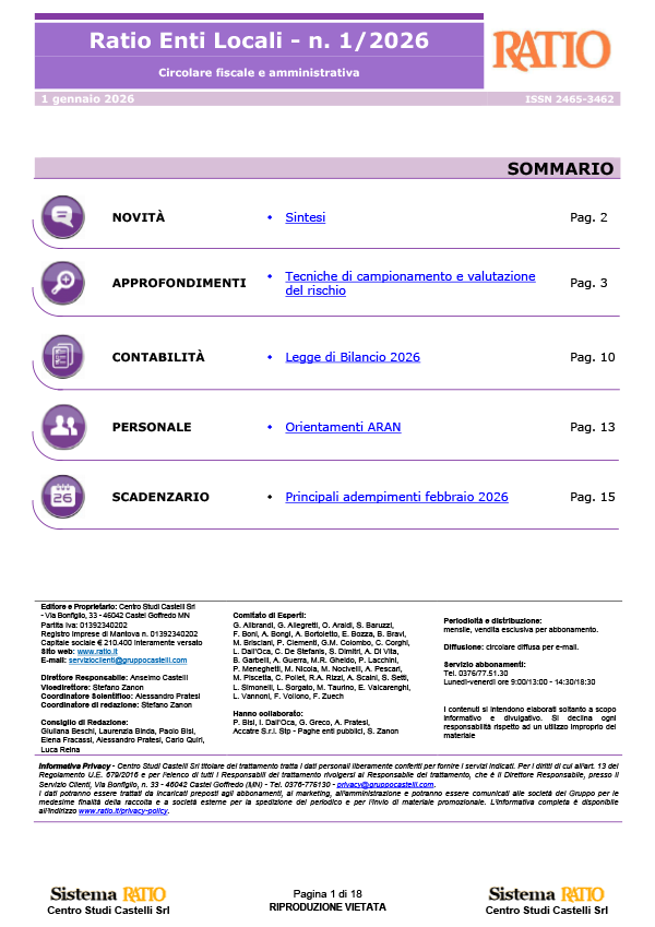 Ratio Enti Locali